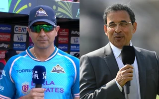 Vikram Solanki and Harsha Bhogle