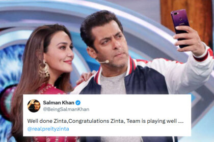 Salman Khan and Preity Zinta