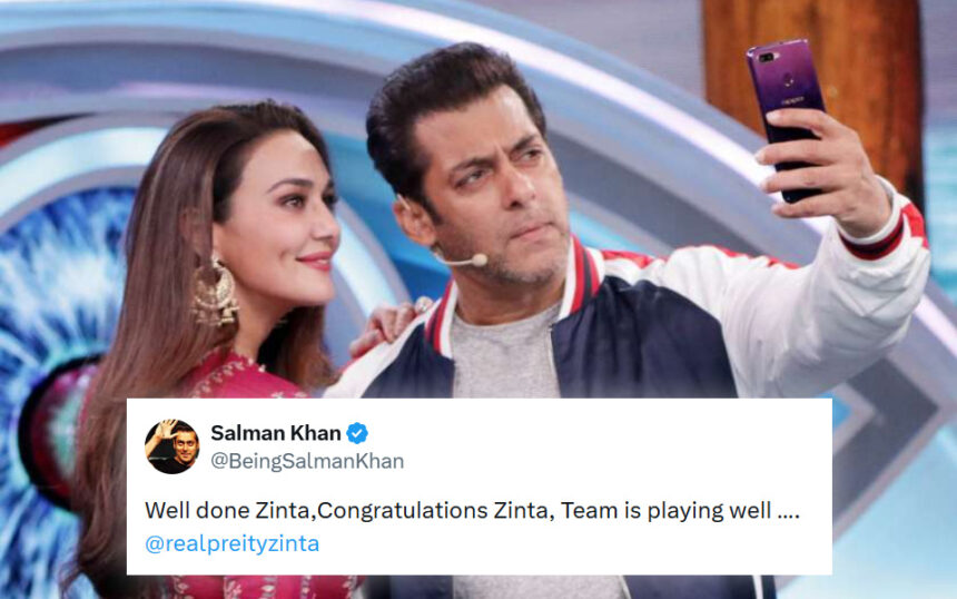 Salman Khan and Preity Zinta