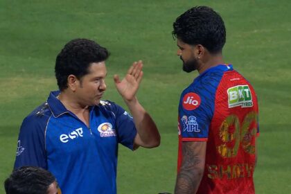 Sachin Tendulkar and Shreyas Iyer