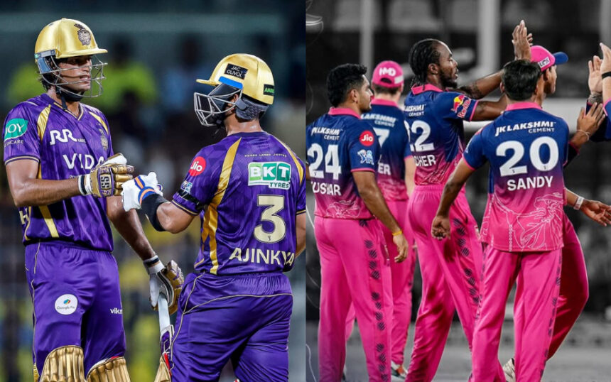 RR vs KKR