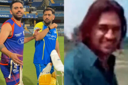 MS Dhoni and Deepak Chahar