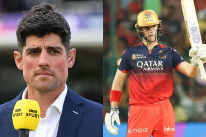 Alastair Cook and Jacob Bethell