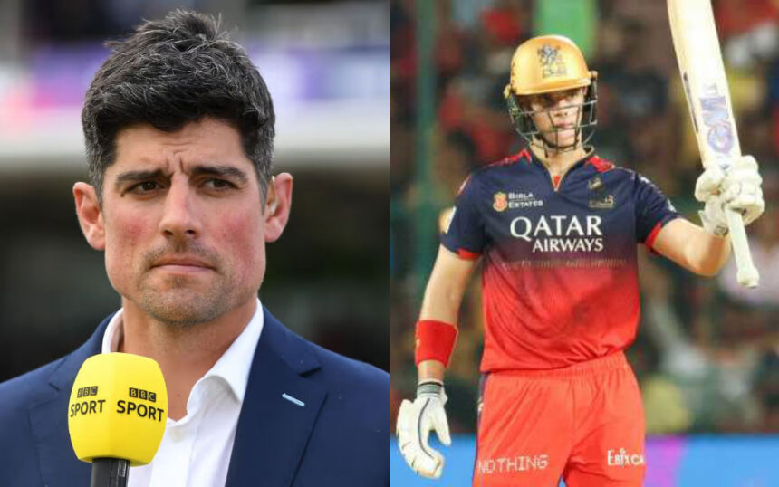 Alastair Cook and Jacob Bethell
