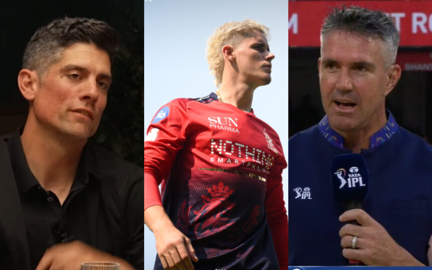 Alaistar Cook , Jacob Bethell , Kevin Pietersen