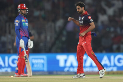 IPL 2026: Video of the Day: Bhuvneshwar Kumar’s magical yorker removes Sahil Parakh early as DC stumble in powerplay