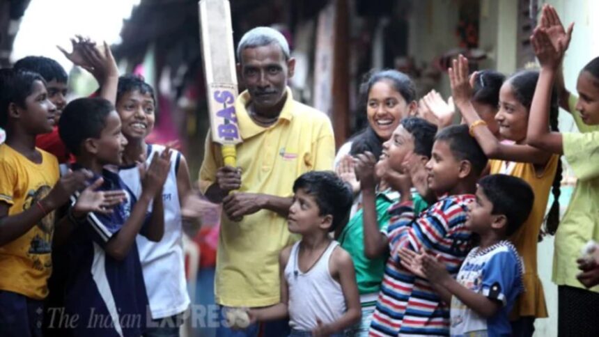 When Sachin Tendulkar started out, Anil Gurav was Mumbai's brightest star, offering him tips and once a bat. (Express Photo by Prashant Nadkar)