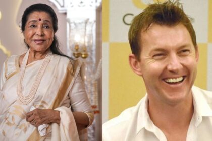 Asha Bhosle Brett lee