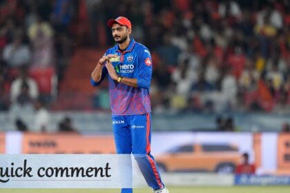 Axar himself and Kuldeep Yadav — two spinners most captains would hand full quotas without hesitation — bowled two overs each while Nitish Rana bowled his full quota of four. (BCCI/Creimas Photo)
