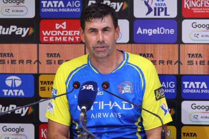 IPL 2026: CSK head coach Stephen Fleming says the role of a designated finisher is no more in vogue in T20s. (CREIMAS)
