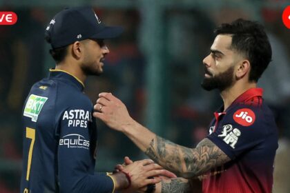 IPL 2026 LIVE GT vs RCB: Gujarat Titans take on Royal Challengers Bengaluru.