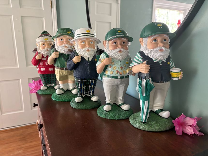 Kenneth Locke's collection of Masters gnomes.