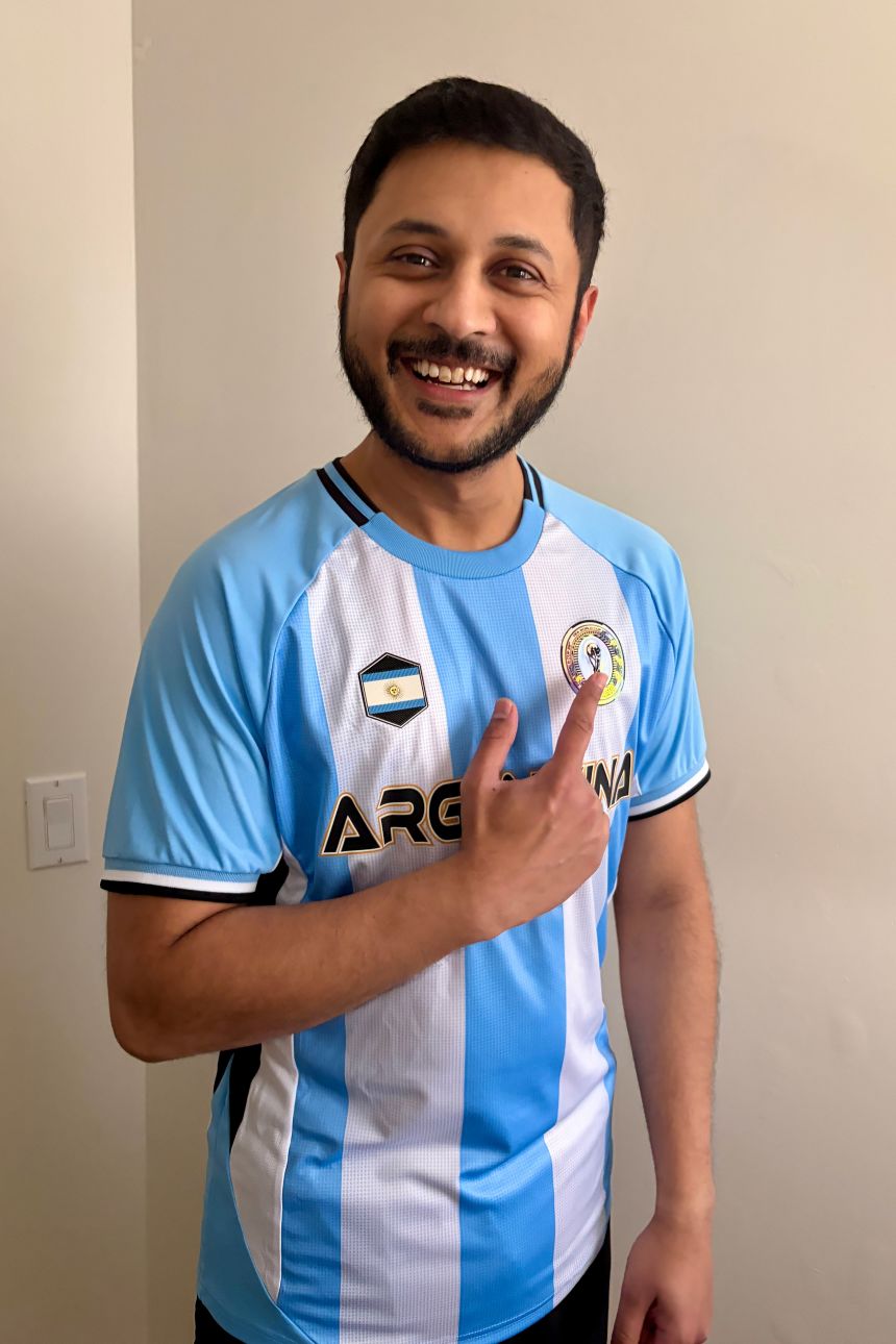 Arjun Modhwadia is not worried about attending US matches. He says he's confident authorities will protect visitors.