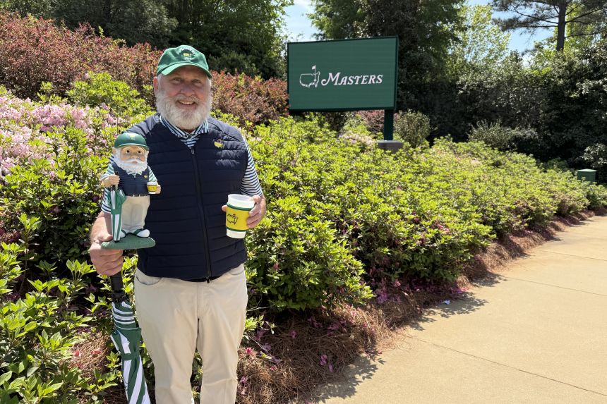 Augusta native Kenneth Locke dresses like the Masters gnome every year.