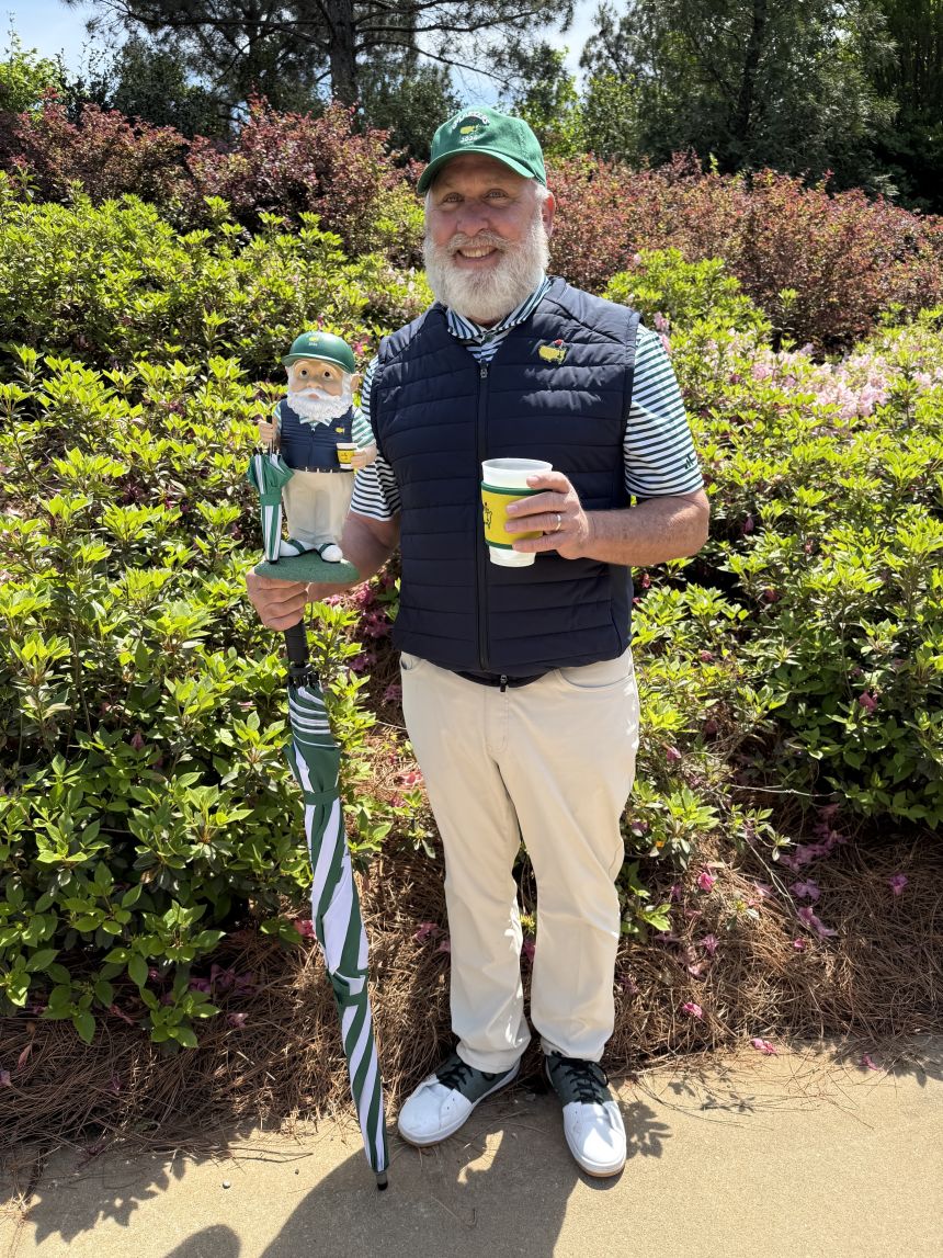 Augusta native Kenneth Locke dresses like the Masters gnome every year.