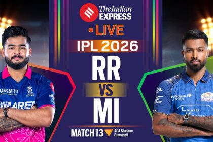 IPL 2026, Rajasthan Royals (RR) vs Mumbai Indians (MI) Live Score