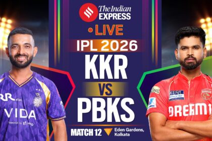 IPL 2026, KKR vs PBKS Live Score