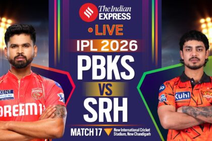 IPL 2026, Punjab Kings vs Sunrisers Hyderabad Live Score: PBKS take on SRH in Mullanpur on Saturday.