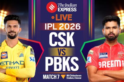 IPL 2026, CSK vs PBKS Live Cricket Score: Chennai Super Kings take on Punjab Kings at Chepauk on Friday.