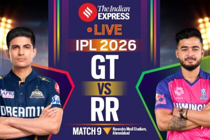 GT vs RR Live Score, IPL 2026: Gujarat Titans takes on Rajasthan Royals in Ahmedabad.