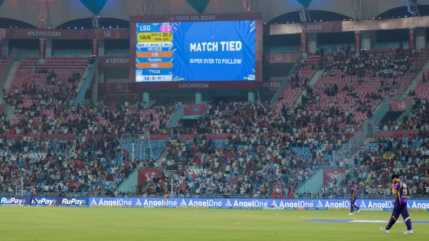 IPL 2026 KKR LSG Super over