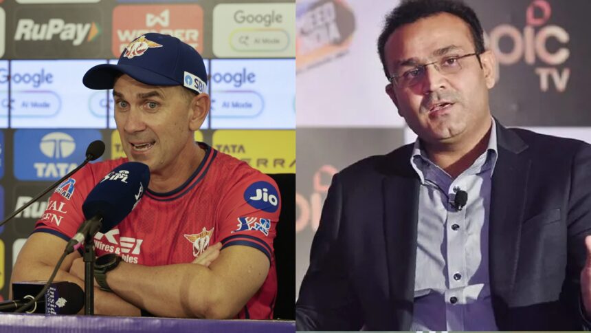 Former India batter Virender Sehwag has slammed the decision and questioned LSG's star-studded backroom staff of head coach Justin Langer as well director of cricket Tom Moody and strategic advisor Kane Williamson (BCCI/File Photo)