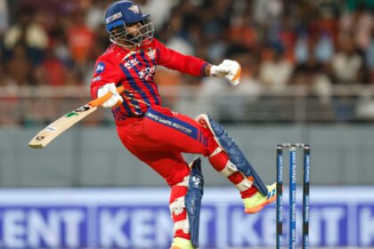 Rishabh Pant of Lucknow Super Giants during Match 29 of the TATA Indian Premier League 2026. (Photo by Deepak Malik / CREIMAS for IPL)