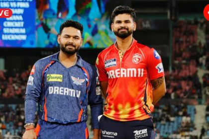 PBKS vs LSG Live Score, IPL 2026: Punjab Kings face Lucknow Super Giants in Mullanpur today.