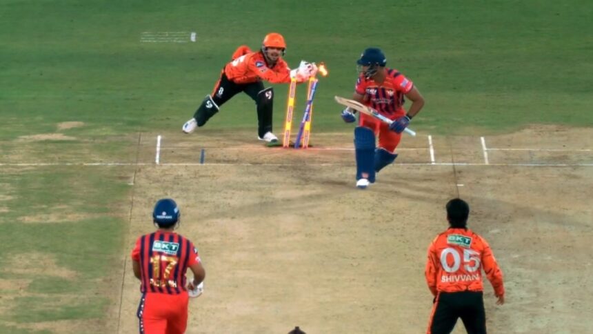 Nicholas pooran run out