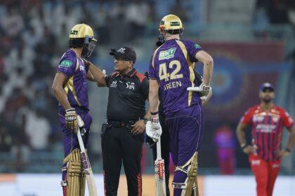 MCC said that Raghuvanshi crossed from the off side towards the middle of the pitch before turning back on the leg side, placing himself between the ball and the stumps. (BCCI/Creimas Photo)