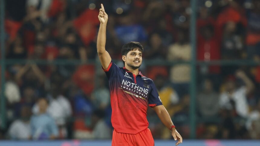 From Ashmuji in Kulgam to an IPL night under lights, nothing about Rasikh's rise has been straightforward. If anything, it has been about survival. (BCCI/Creimas Photo)