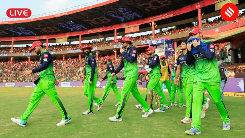 RCB vs GT Live Score Updates, IPL 2026: Royal Challengers Bengaluru take on Gujarat Titans. (CREIMAS FOR IPL)