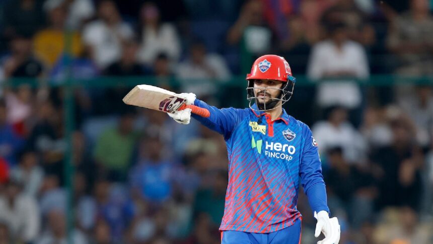 Sameer Rizvi DC vs MI IPL