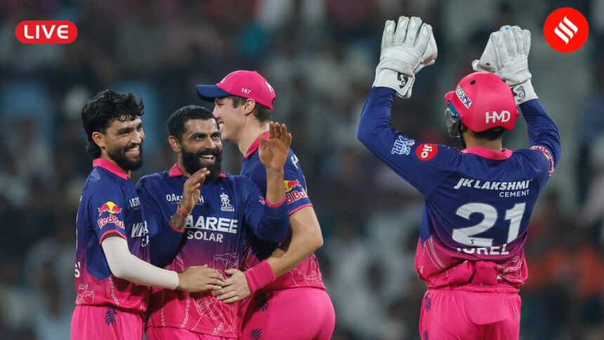 RR vs SRH LIVE Score, IPL 2026: Follow Rajasthan Royals vs Sunrisers Hyderabad match. (CREIMAS FOR IPL)