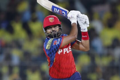 PBKS captain Shreyas Iyer scored scored 50 in 29 balls. (BCCI/CREIMAS Photo)