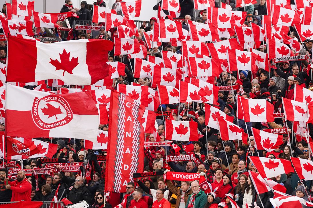 Canadian fans turned out on March 28 for an International Friendly match between Canada and Iceland at BMO field in Toronto. For the upcoming World Cup, some fans plan to stick to matches in Canada or Mexico rather than attending games in the US.