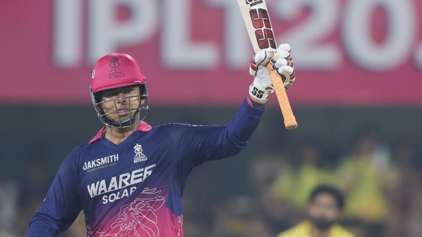 By targeting a specific zone, Sooryavanshi not only maximises scoring opportunities but also disrupts bowling plans within the first few overs. (BCCI/CREIMAS Photo)