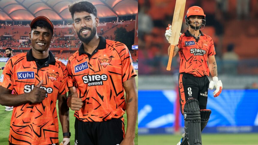 Praful Hinge sakib Hussain Ishan Kishan SRH vs RR