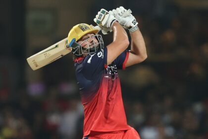 IPL 2026: RCB batter Tim David’s avalanche of sixes buried CSK at Chinnaswamy on Sunday night. (CREIMAS)