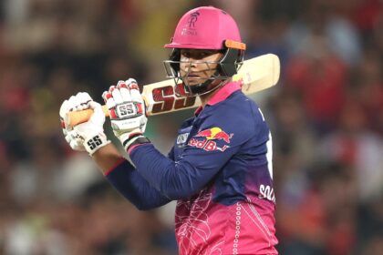 Vaibhav Sooryavanshi can break Chris Gayle's all-time sixes record in an IPL season in 2026. (CREIMAS)