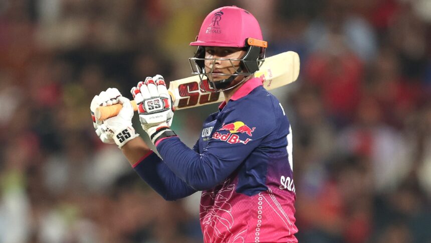 Vaibhav Sooryavanshi can break Chris Gayle's all-time sixes record in an IPL season in 2026. (CREIMAS)