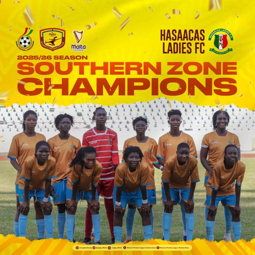 Hasaacas Ladies are 2025/26 Malta Guinness Women’s Premier League Southern Zonal Champions