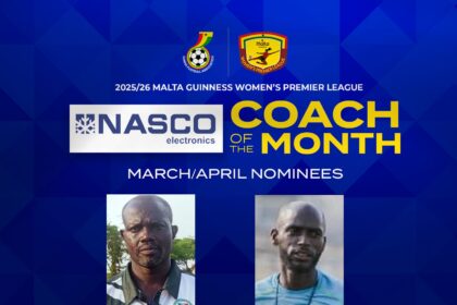 Two gaffers shine as March/April Coach of the month nominees announced