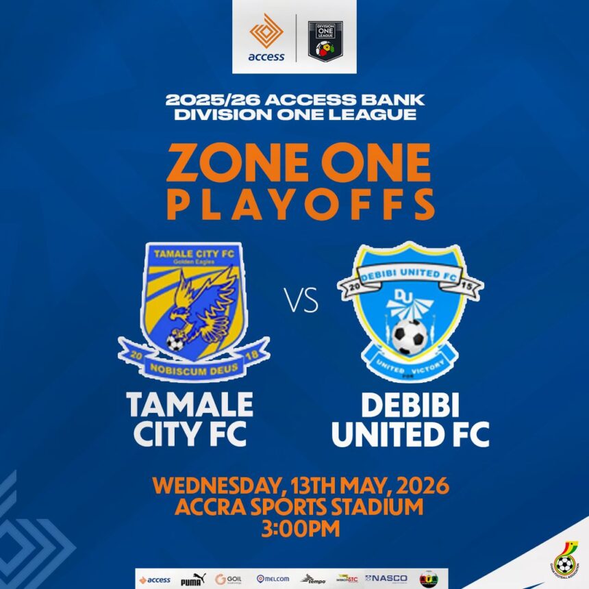Accra Sports Stadium to host the 2025–26 Access Bank Division One League Zone One playoff