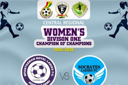 Essiam Socrates Ladies Crowned Champions of Central Regional Women’s Division One