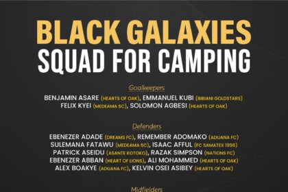 Black Galaxies to report to camp on Monday ahead of upcoming assignments