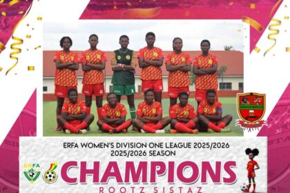 Rootz Sistaz Crowned Champions of Eastern Regional Women’s Division One League