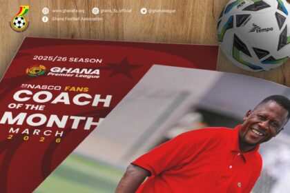 Dreams FC’s Winfred Dormon scoops NASCO Coach of the month award