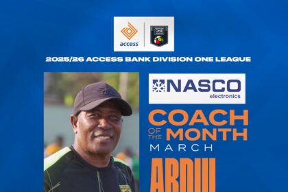 FC AshantiGold’04 boss Abdul Karim Zito clinches NASCO coach of the month