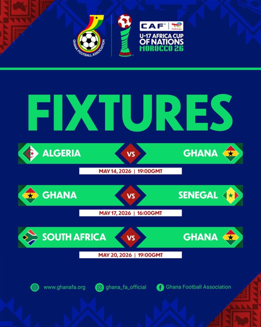 Black Starlets Learn AFCON U-17 Fixtures as Road to World Cup Takes Shape